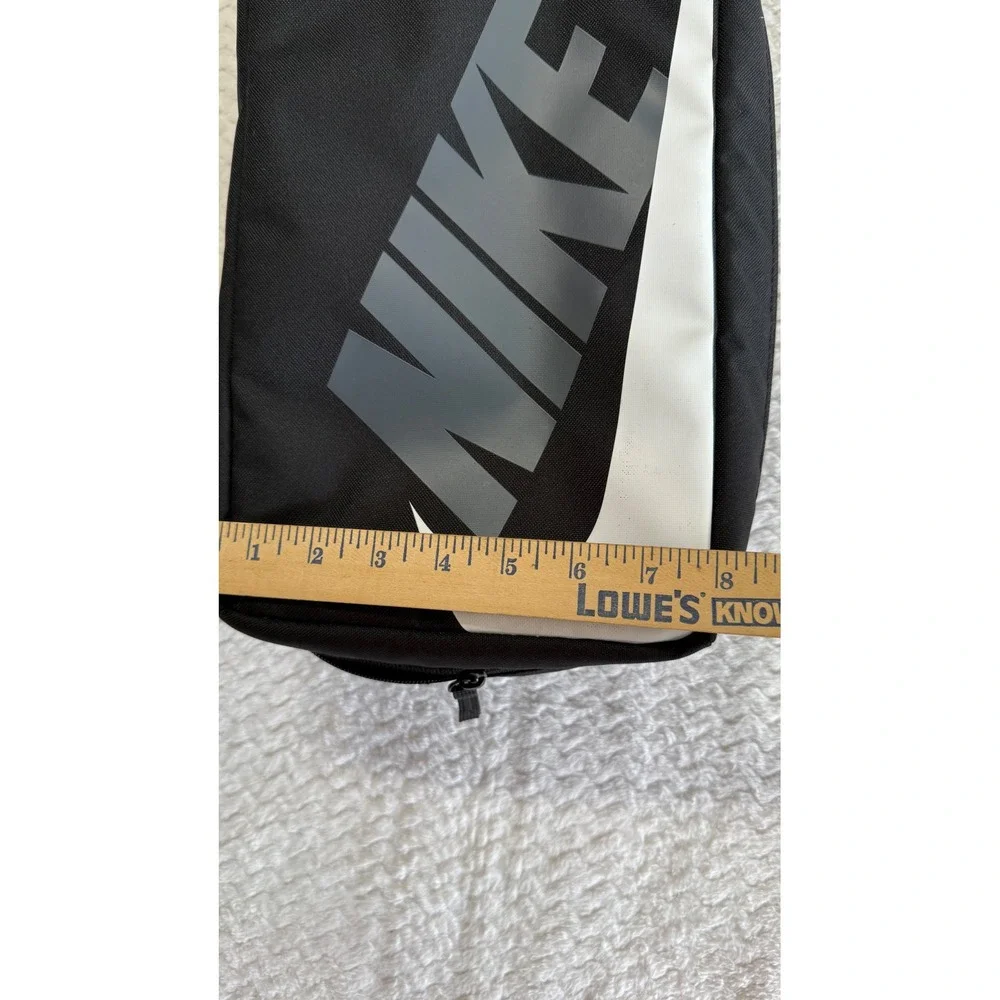 Nike Shoe Carry Bag Black White Grey Swoosh Air Travel Gym Organizer BA6149-011